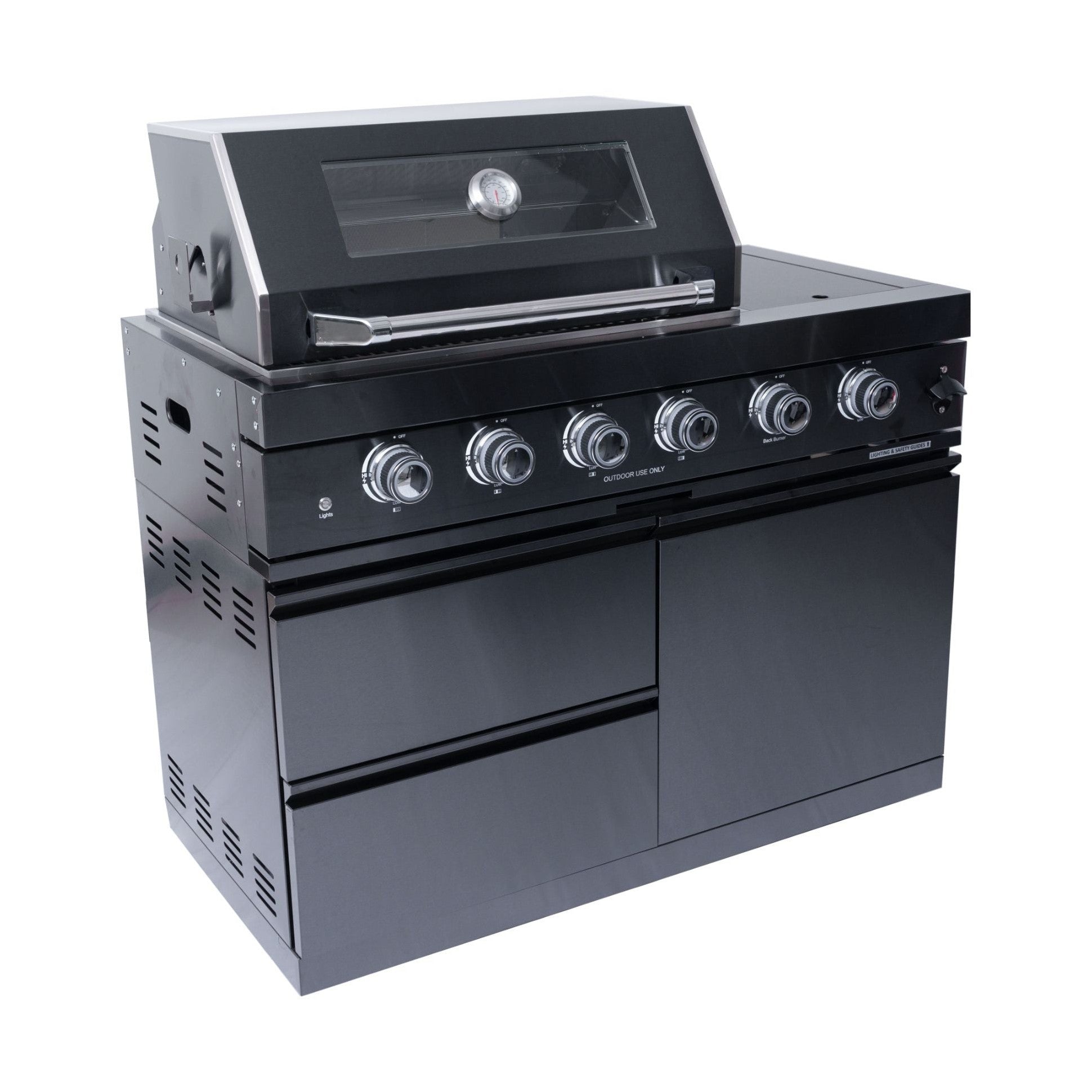 Ultra-Premium-Stainless-Steel-Outdoor-Grade-Gas-Grill-With-Rotisserie-Assembly | Castelle