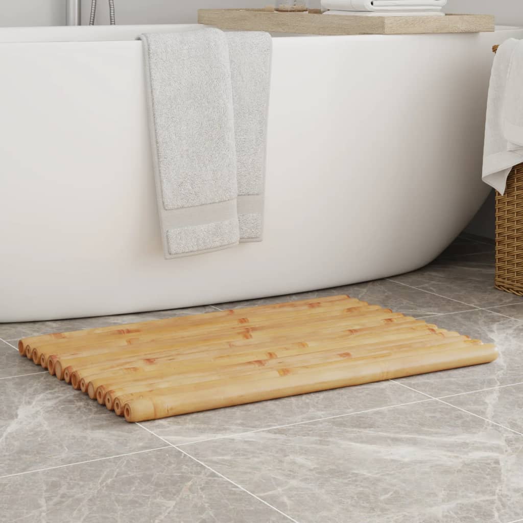 UltraPremium Bamboo NonSlip Bath Mats Spa | vidaXL