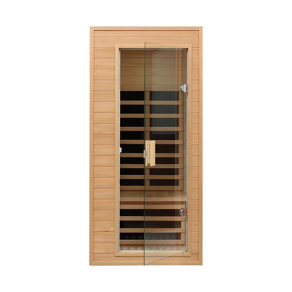 UltraPremium HemlockWood InfraredSauna LowEMF BluetoothSpeakers Deluxe | Saksby Wholesale