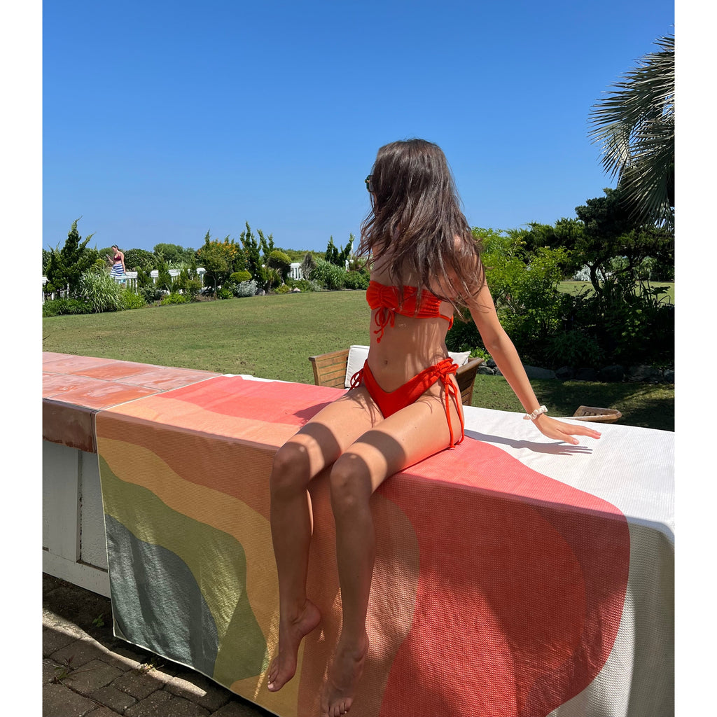 Ultrasoft Sandfree Cotton Waffle Towel Reversible | KTTYHWK