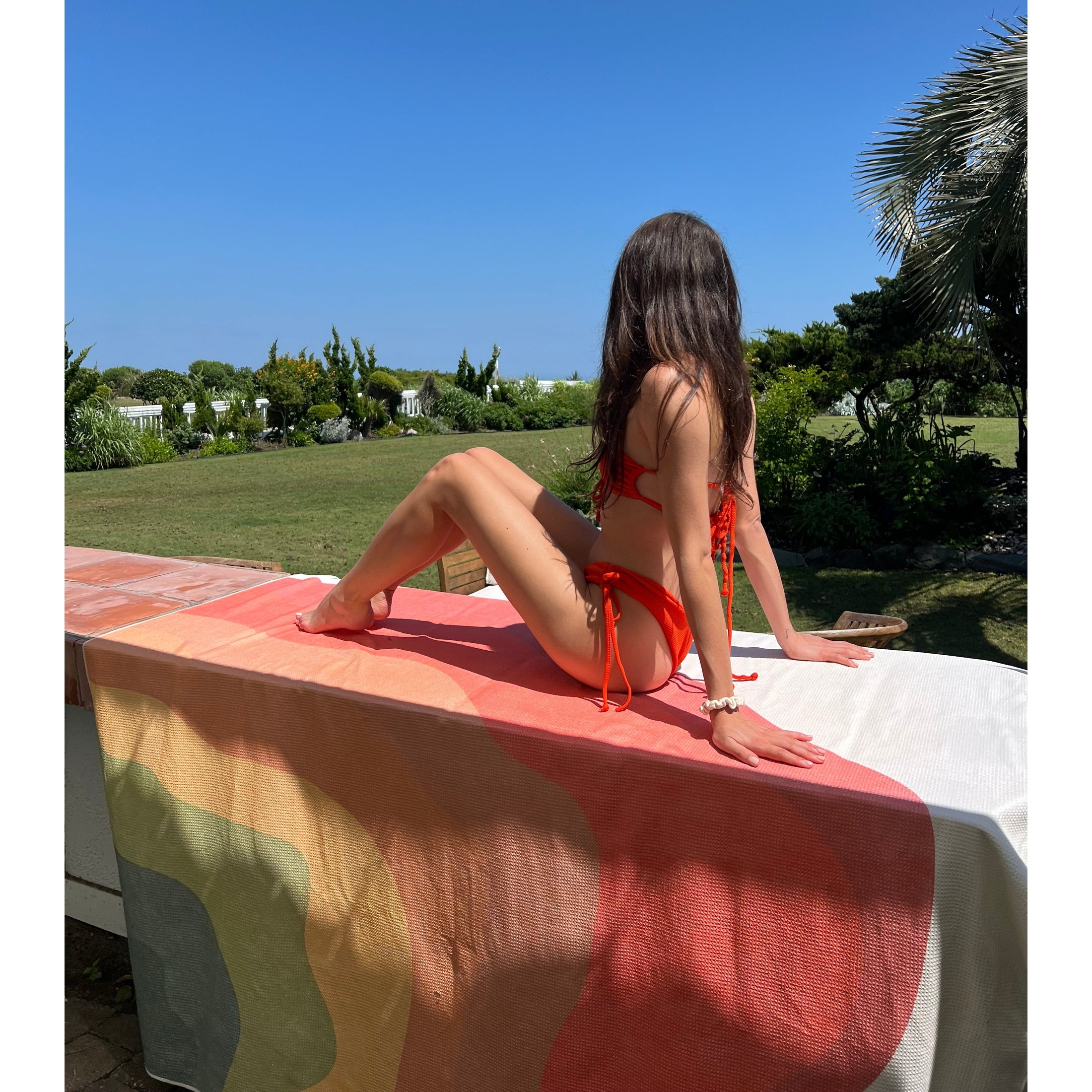 Ultrasoft Sandfree Cotton Waffle Towel Reversible | KTTYHWK