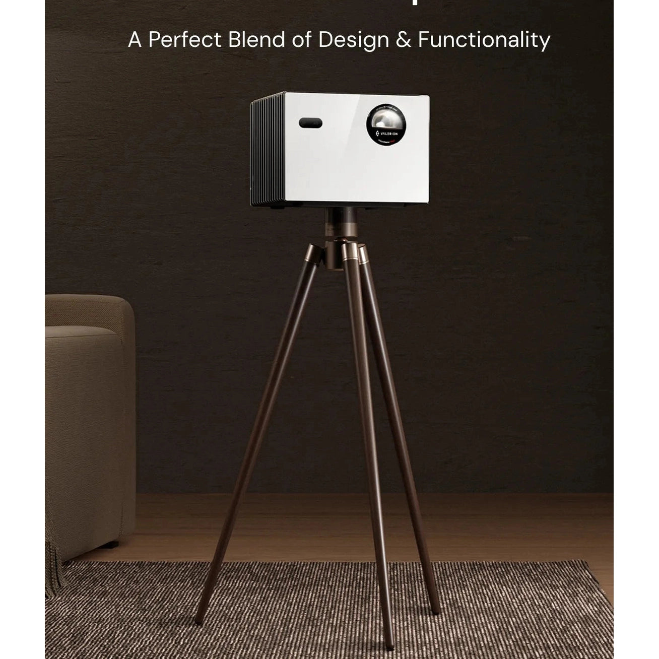 Valerion Walnut Tripod Stand