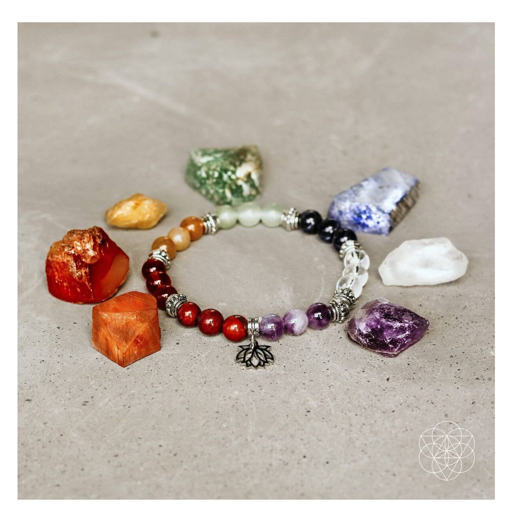 Vibrant Chakra Crystal Bracelet Set | Conscious Items