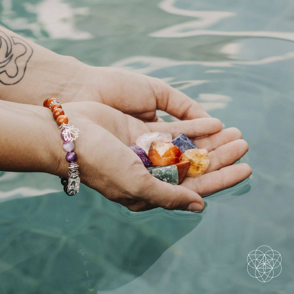 Vibrant Chakra Crystal Bracelet Set | Conscious Items