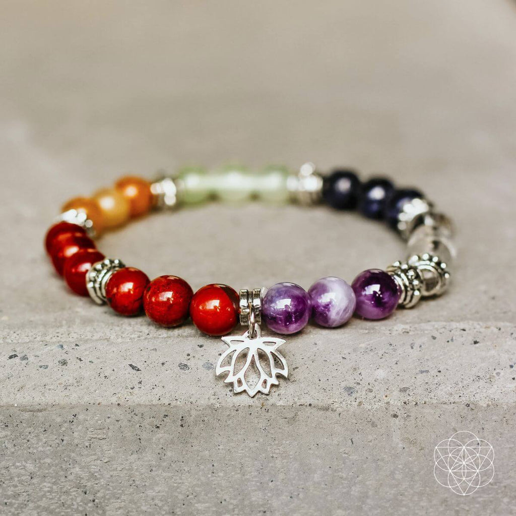 Vibrant Chakra Crystal Bracelet Set | Conscious Items