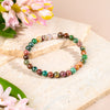 Vibrant Indian Agate Beaded Bracelet | Conscious Items