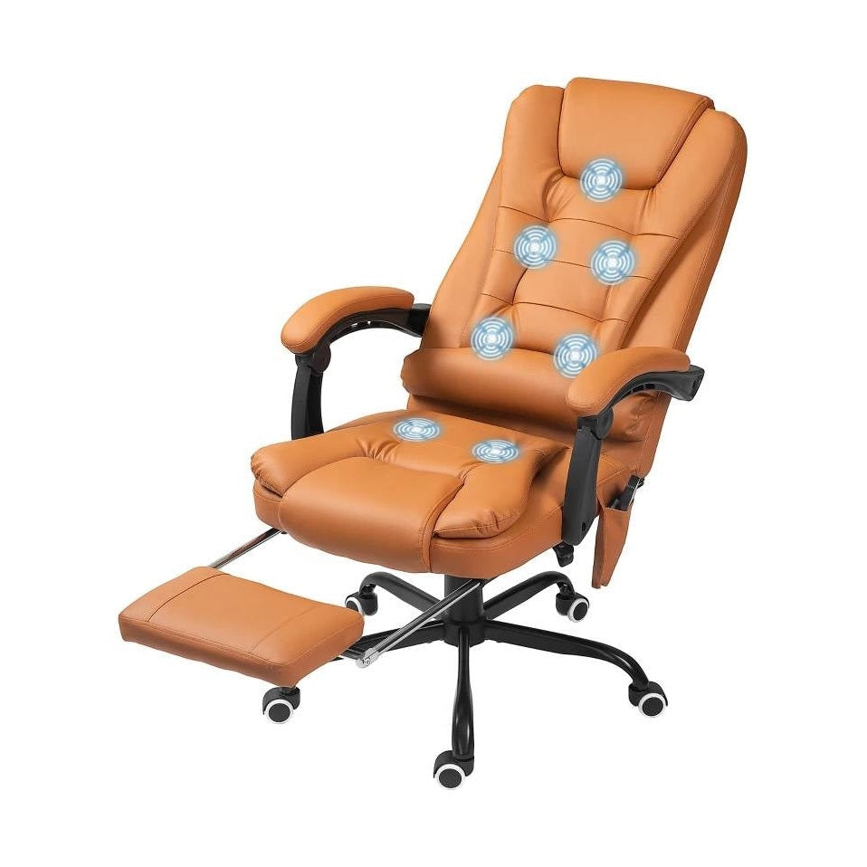 Vibrating High Back Massage Chair | Back Pain Relief by HomePacific