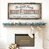 Vintage Rustic Canvas Christmas Sign | Tailored Canvases