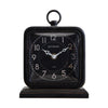 Vintage-Style Pewter Table Clock