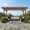 Weather-Resistant Grape Pergola Ultra-Weatherproof Patio-Protection Reliability | Saksby