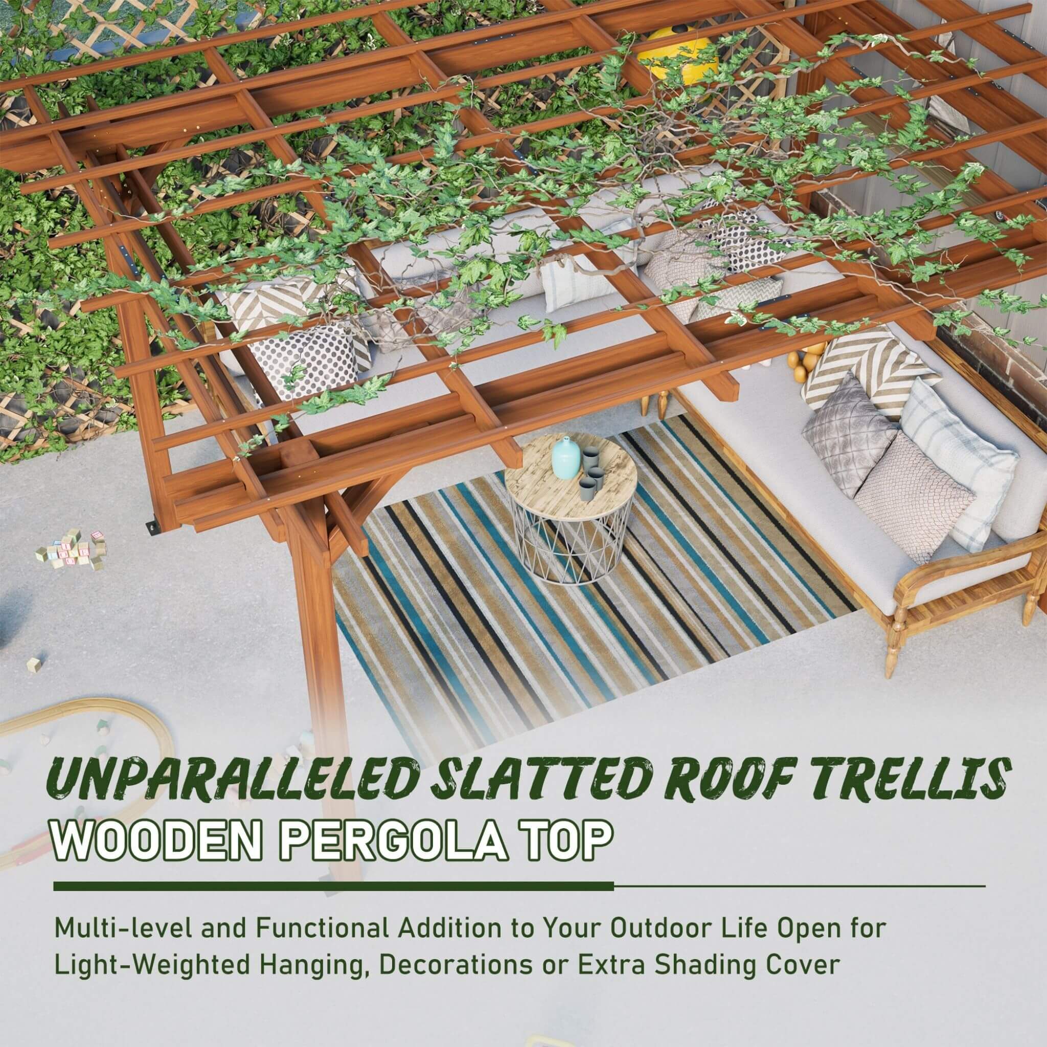 Weather-Resistant Grape Pergola Ultra-Weatherproof Patio-Protection Reliability | Saksby