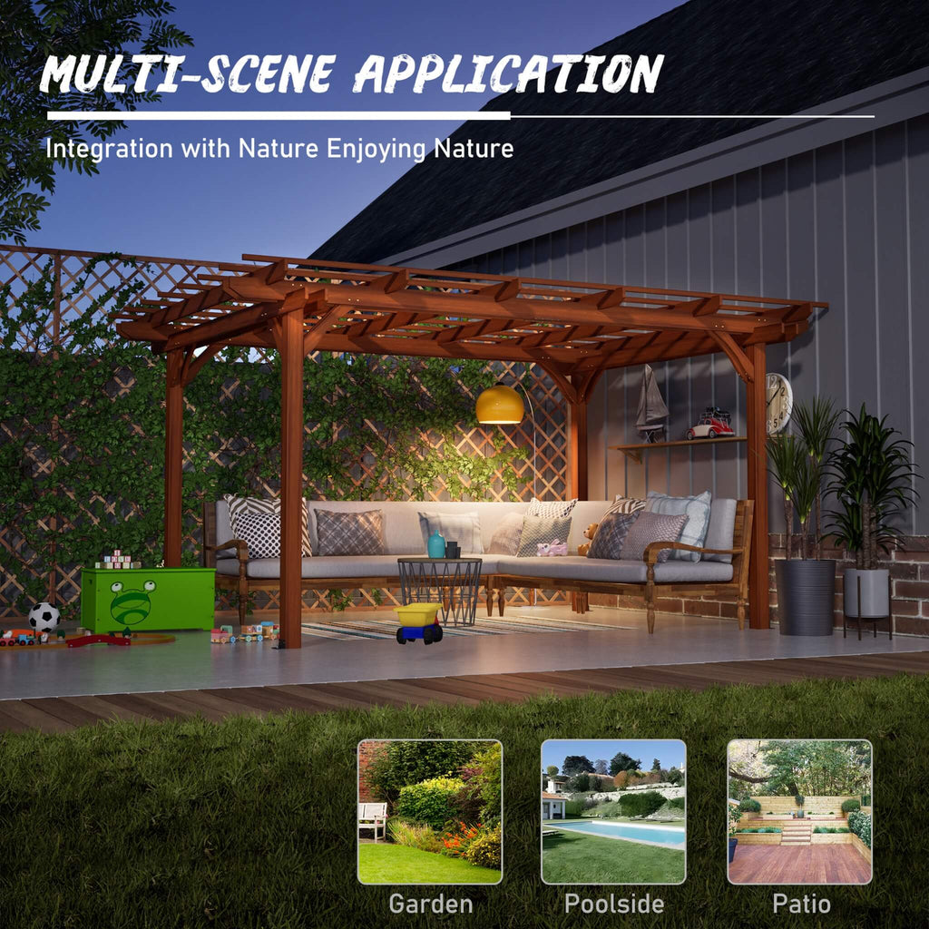Weather-Resistant Grape Pergola Ultra-Weatherproof Patio-Protection Reliability | Saksby