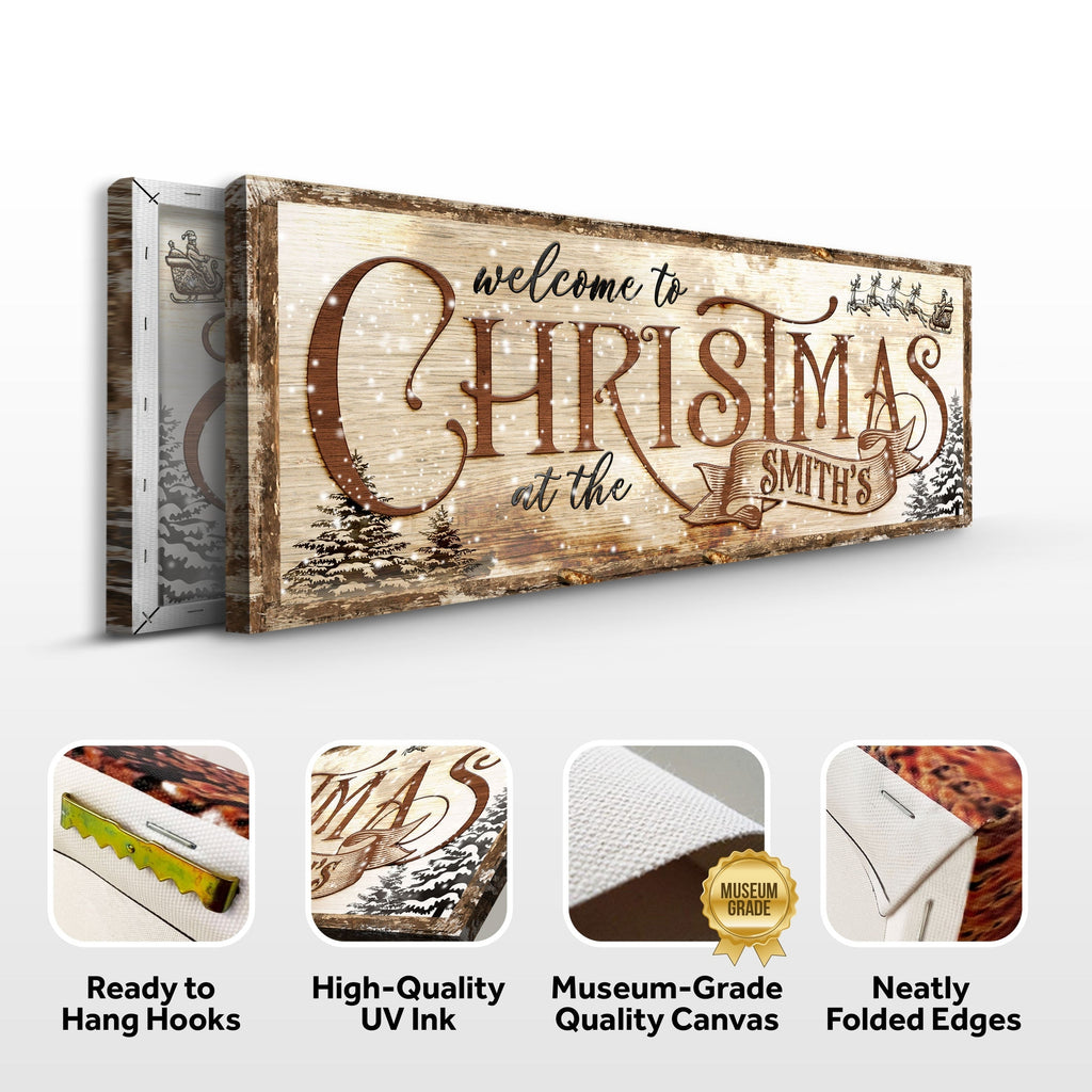 Weathered Canvas Christmas Sign | Tailored Canvases