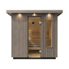 Weathered Spruce Outdoor Sauna Kit Supreme | SAKSBY WHOLESALE
