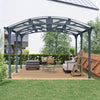 Weatherproofing AluminumAlloy ArchCarport Polycarbonate Panels UVGuard | SAKSBY WHOLESALE