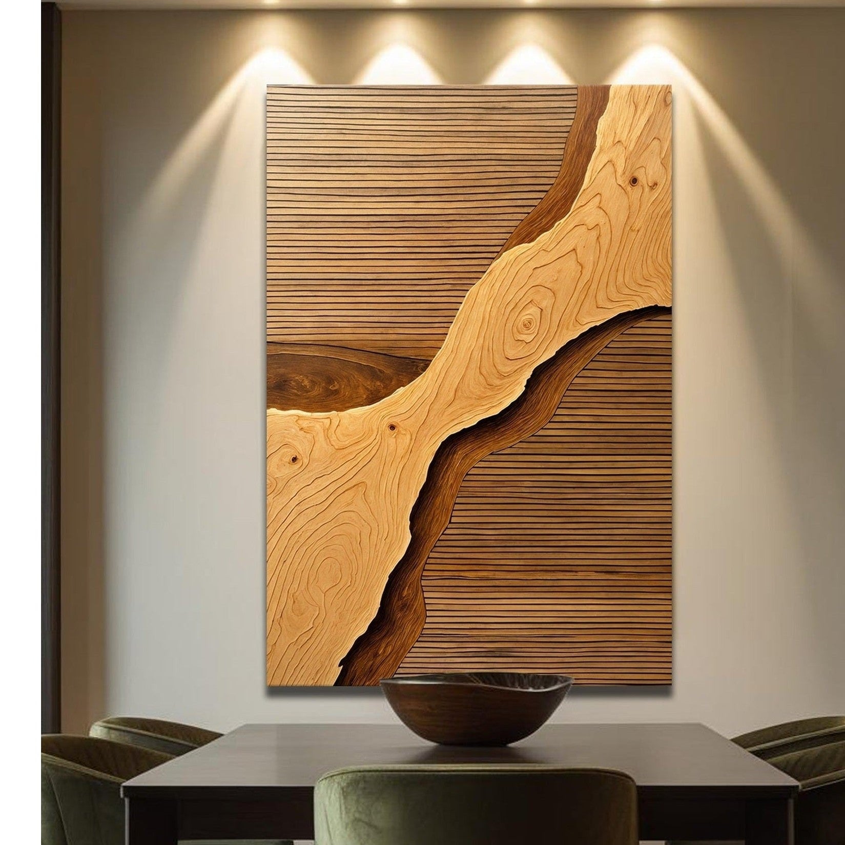 Wood Rift Wall Art