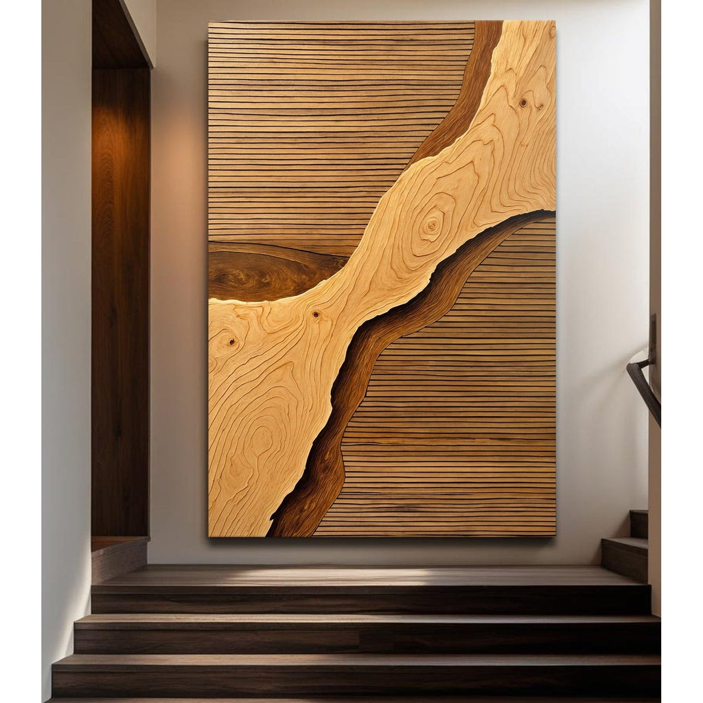 Wood Rift Wall Art