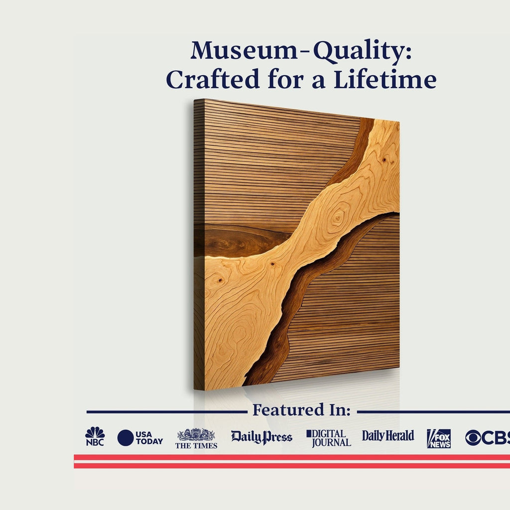 Wood Rift Wall Art