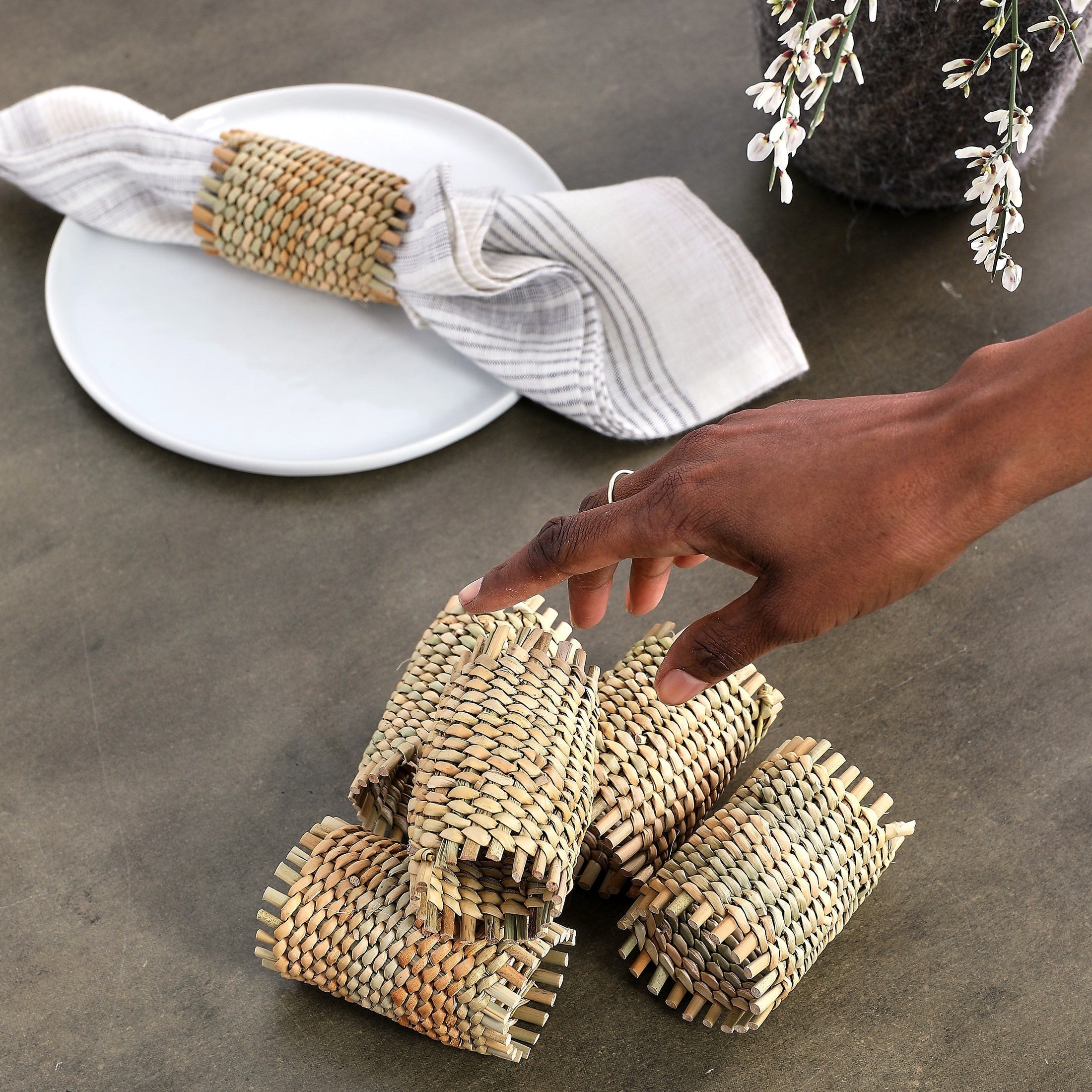 Xhosa Napkin Holders - Set of 4