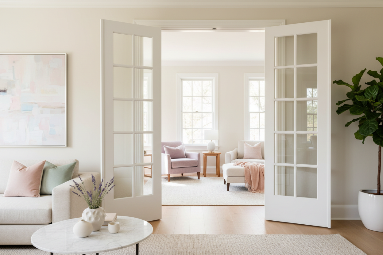 I need french doors that go from one interior room to another