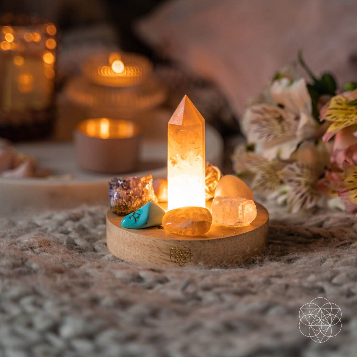 Divine Feminine Crystal Power Lamp | Conscious Items